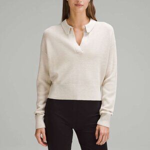 Lululemon Collared Merino Wool-Blend Sweater